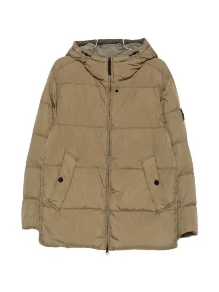 Geacă Stone Island cu strasuri verde