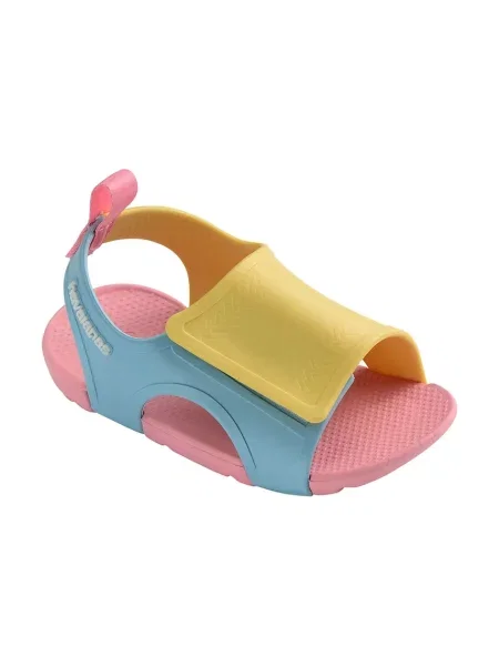 Havaianas sandály s otevřenou patou BABY PLAY růžové