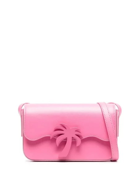 Geanta crossbody Palm Angels din piele roz