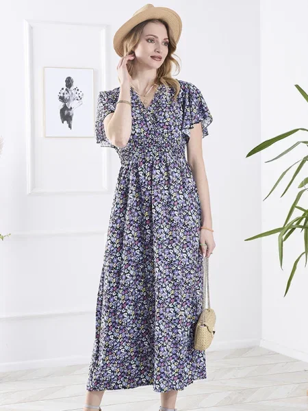 Rochie maxi Resti lungă de costum negru