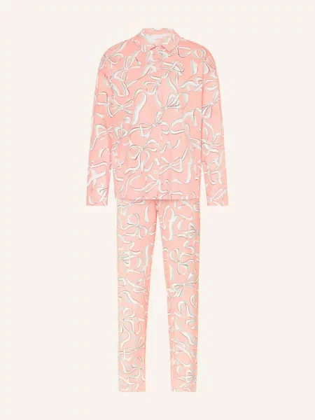 Mey Pyžamo Série Pretty Bows světle růžová/ bílá/ černá bílé