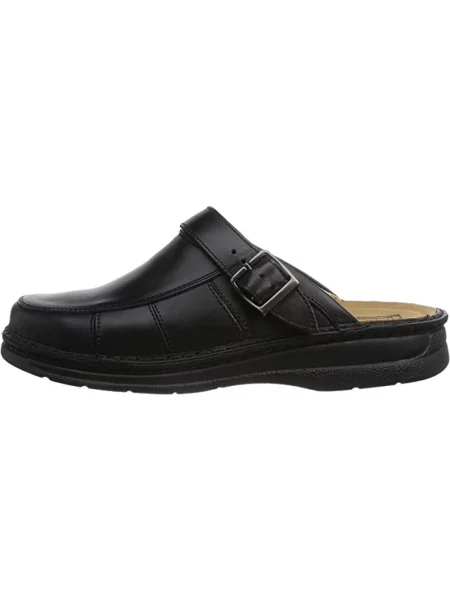 Klapki Fischer Markenschuh czarne