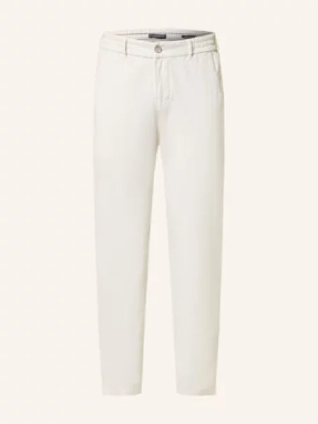 Strokesman's Chinosy Extra Slim Fit Z Dodatkiem Lnu beige beżowe