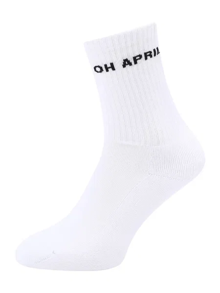 OH APRIL Șosete Steffi negru alb