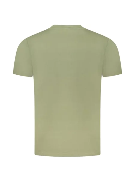 Tricou Cavalli Class cu imagine cu model leopard verde