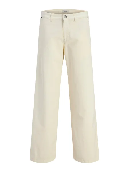 JACK & JONES Pantaloni JPSTALEX NORREBRO lână alb