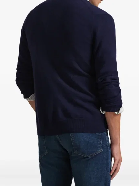 Μικρός κασκέτο Polo Ralph Lauren με χαμηλή μέση υφαίνω διαγωνίως πράσινο