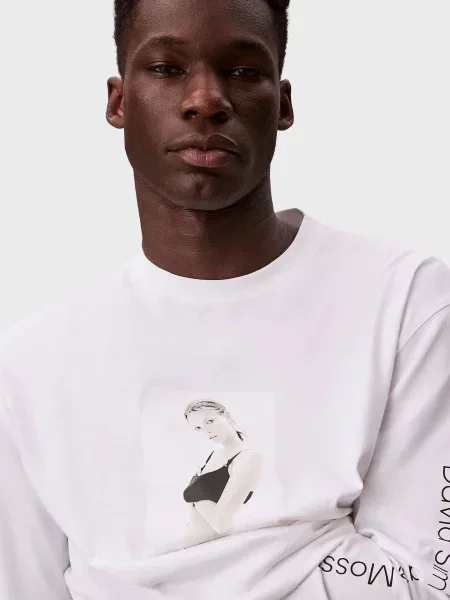 Класичний лонгслів Calvin Klein білий