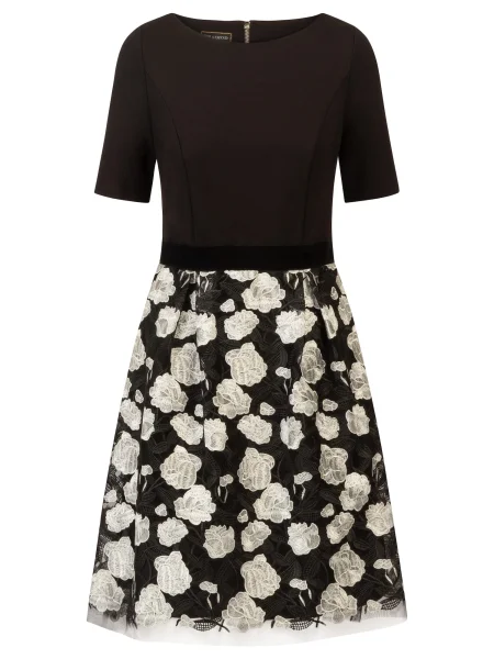 Kraimod Rochie de cocktail crem negru