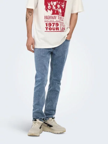Only & Sons Džínsy ONSLOOM denim modrá