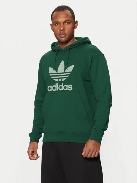 Adidas Суитшърт adicolor Classic Trefoil зелен