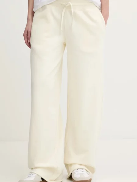 Bombažen spodnji del trenirke Superdry bež