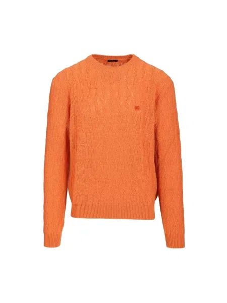 Sweter Etro pomarańczowy