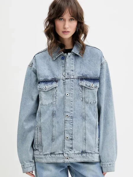 Karl Lagerfeld Jeans jachetă de damă din denim albastru