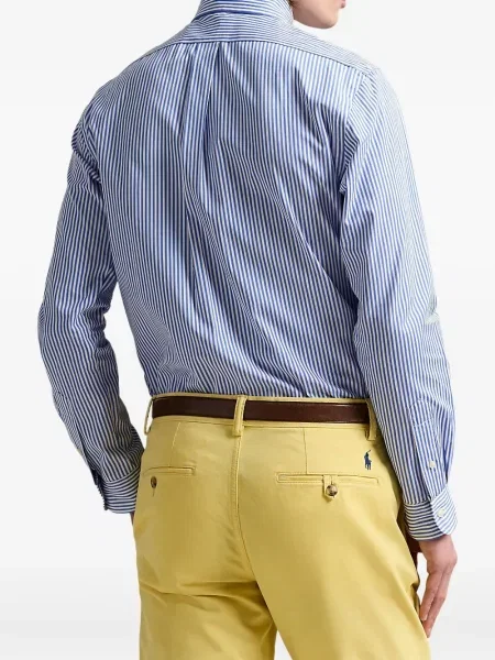 Kostkovaná dlouhá kšiltovka Polo Ralph Lauren bez rukávů modrá