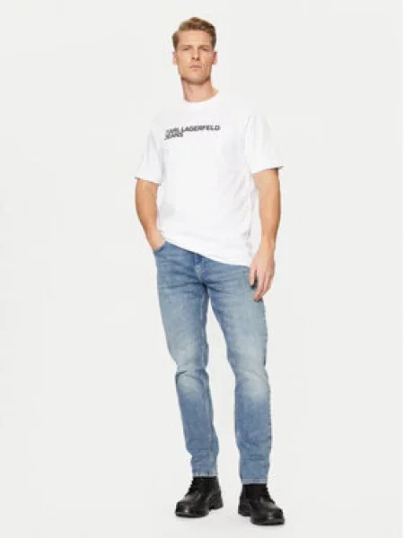 Tričko Karl Lagerfeld Jeans bílé