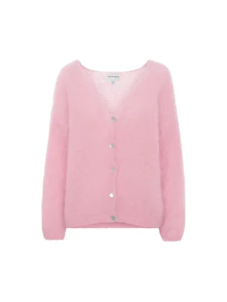 Kardigan American Dreams bez fiszbin różowy