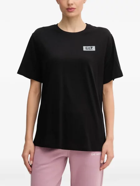 Tricou Ea7 Emporio Armani cu autograf negru
