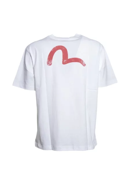 Tricou Evisu cu imagine alb