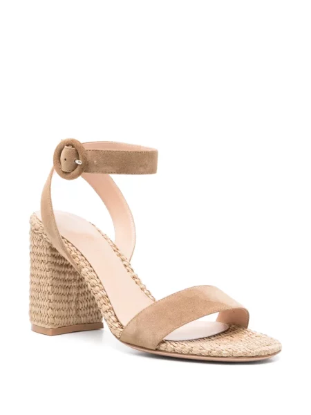 Sandale Gianvito Rossi din piele de căprioară