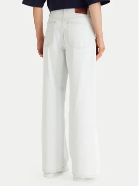 Calvin Klein Jeans Jeans hlače Wide Leg bela