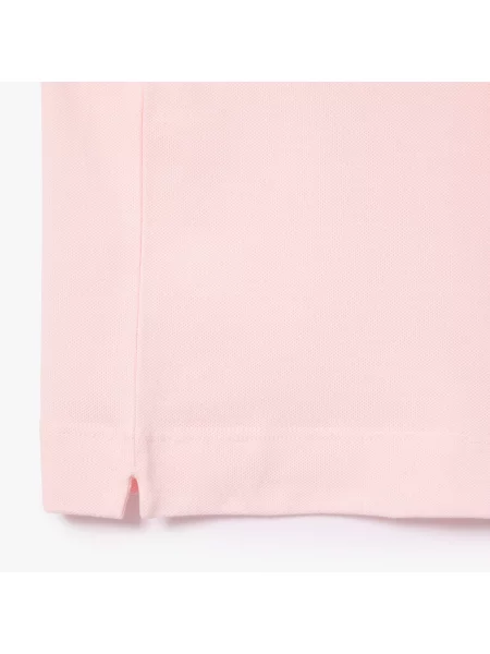 Lacoste Koszulka Polo Paris Stretch Piqué Regular Fit różowa