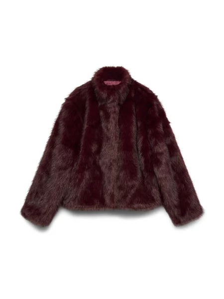 VERO MODA Geacă de iarnă VMMonroe vin roșu