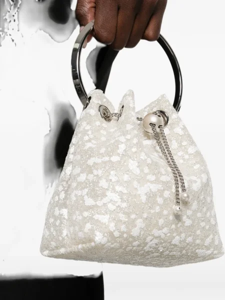 Чанта тип bucket Jimmy Choo