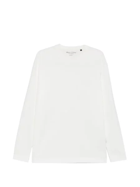 Lung tricou polo Marc O'polo cu autograf alb
