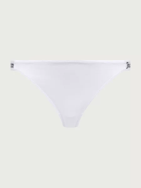 Juicy Couture tangá dámske s bavlnou 3 PK DEMI THNG sivá