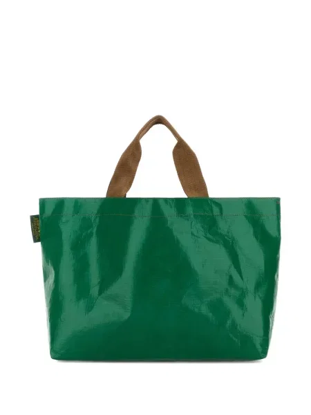Geantă shopper Hervé Chapelier din canvas verde