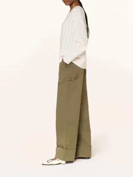 Mrs & Hugs Spodnie gruen khaki