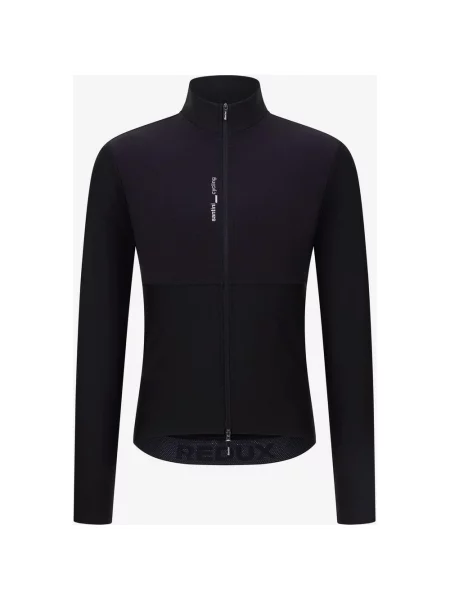 Kurtka przeciwwiatrowa santini redux power wool krój slim XS czarna