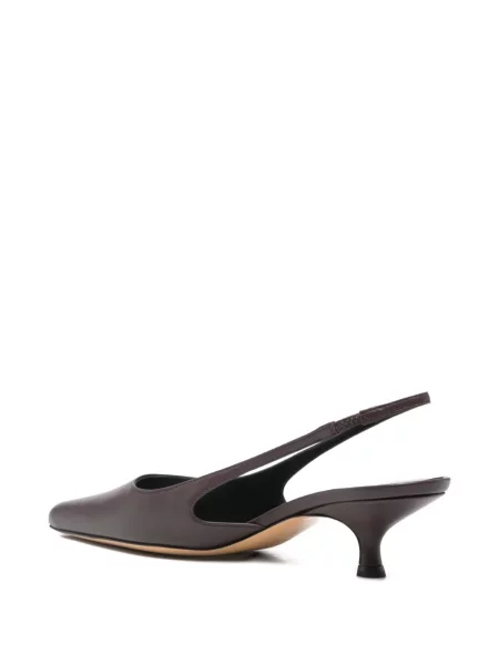 Pantofi cu toc Eraldo slingback maro