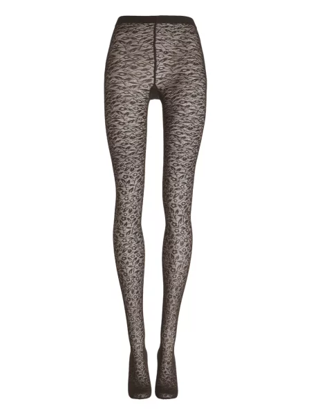 Dresuri Wolford cu model floral maro
