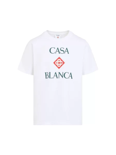 Koszulka Casablanca z logo biała