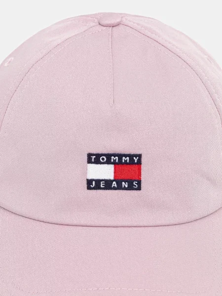 Tommy Jeans čiapka so šiltom dámska ružová