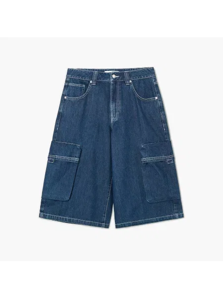 Джинсовые шорты Cropp синие