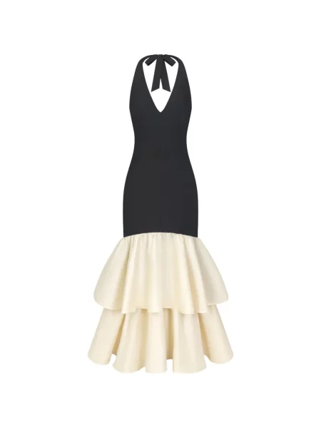 Tafta rochie maxi Simon Miller negru