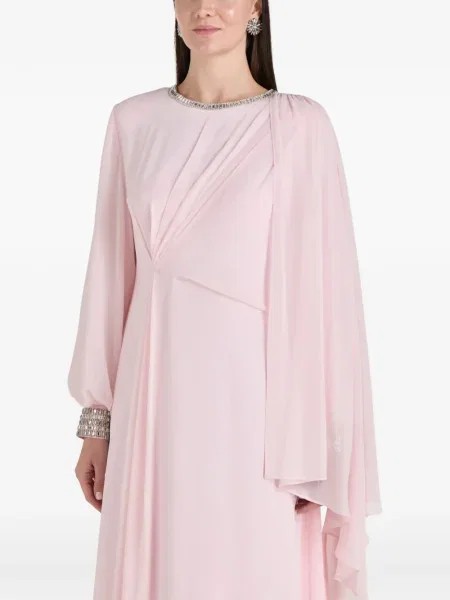 Długa sukienka maxi Copurs garniturowa różowa