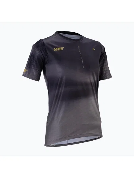 Велосипедна футболка Leatt MTB Trail ghost black чорна