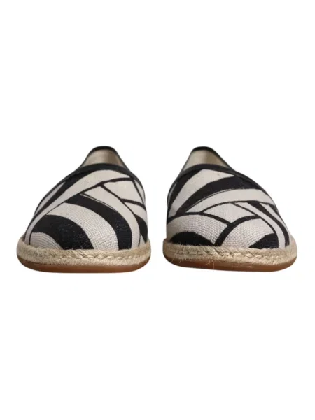 Espadryle Dolce And Gabbana skórzane czarne