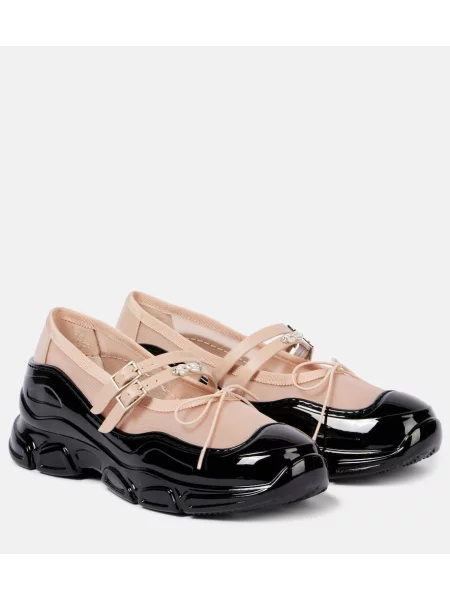 Pantofi cu toc Simone Rocha din piele roz