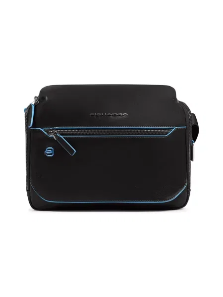 Mała mały torebka skórzana Piquadro skórzana czarna