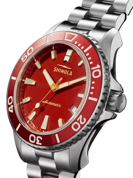 Laikrodžiai Shinola raudona