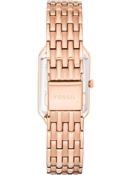 FOSSIL Ceas analogic Raquel auriu roz / negru alb