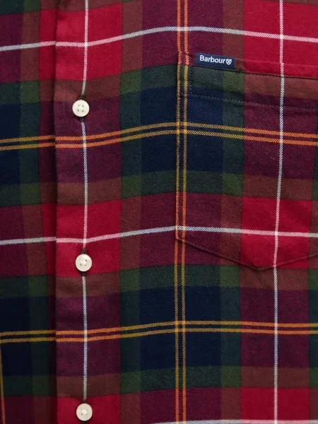 Сорочка Barbour FORTROSE regular комір button-down бордовий