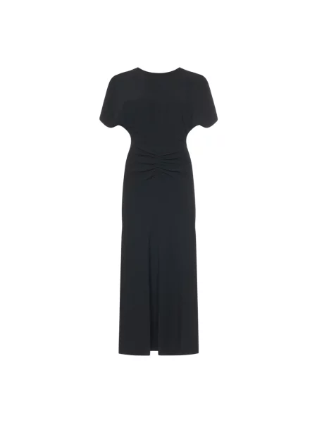 Sukienka midi Victoria Beckham czarna