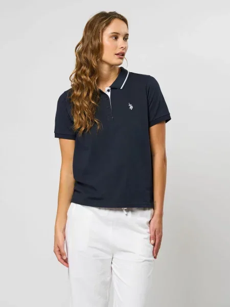 U.S. POLO ASSN. Top UWHolly tengerészkék fehér