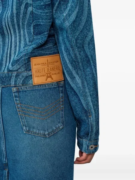 Geacă de blugi Jean Paul Gaultier albastru